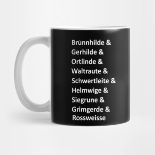 Valkyries List Mug